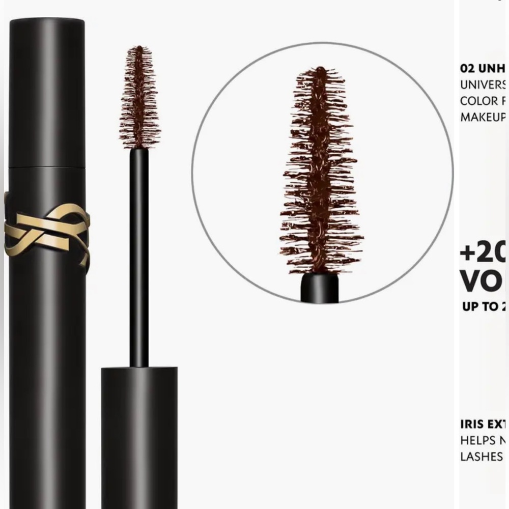 Travel size) YSL Lash Clash volume extreme Mascara. Brown